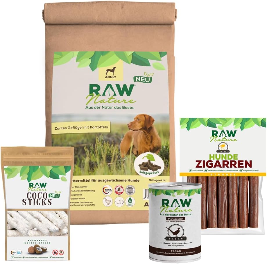 RAW Nature Trockenfutter Adult Huhn getreidefrei hoher Fleischanteil ve
