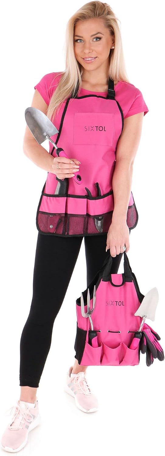 Gartengeraete Set 10-teilig Gartenwerkzeug Handwerkzeug Pink