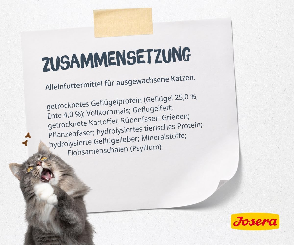 Josera Catelux Adult Katzenfutter Ente und Kartoffel weizenfrei