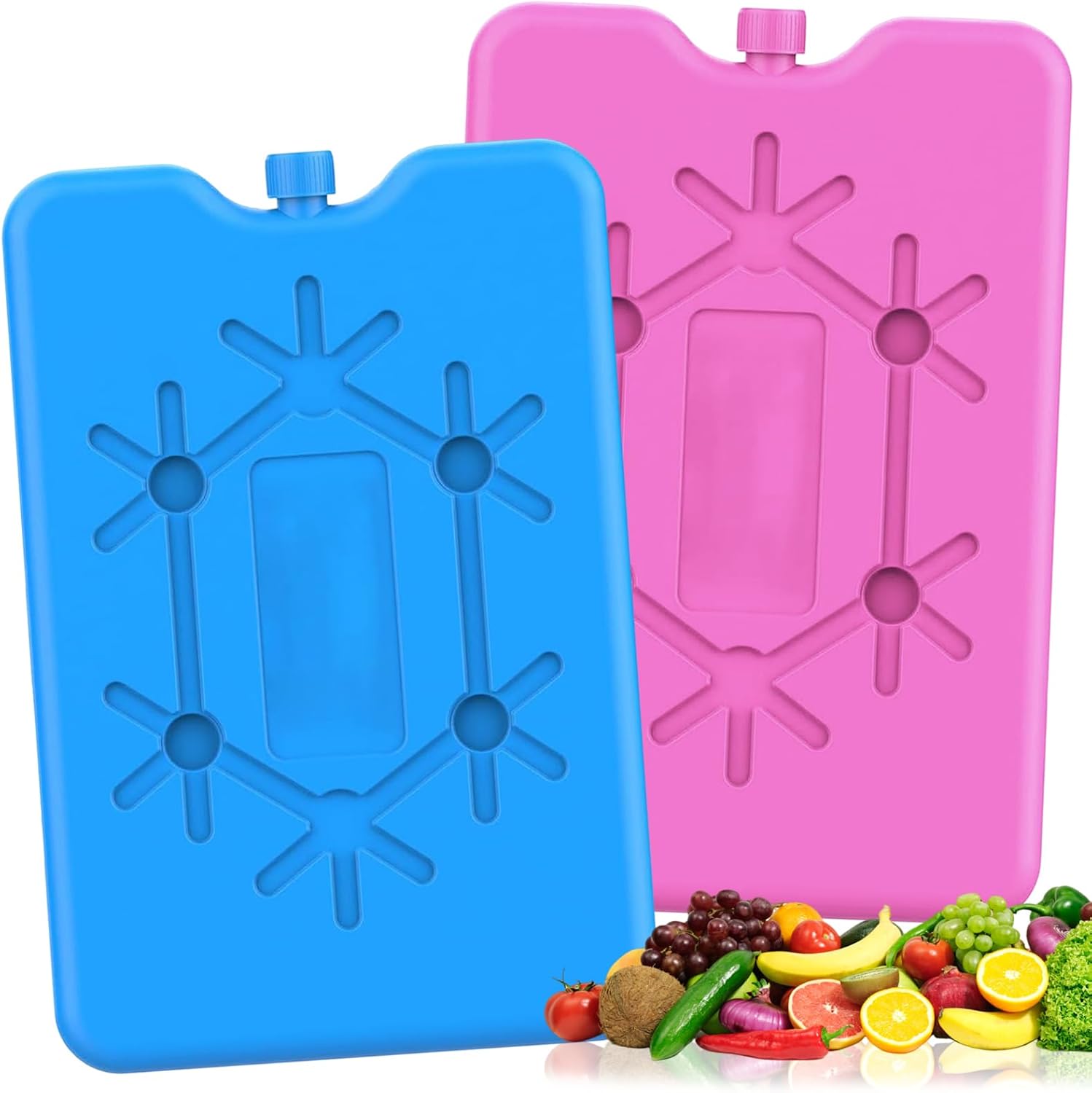 Seasboes Kuehlakkus 2x200 ml extra duenn fuer Kuehltasche Kuehlbox unterwegs