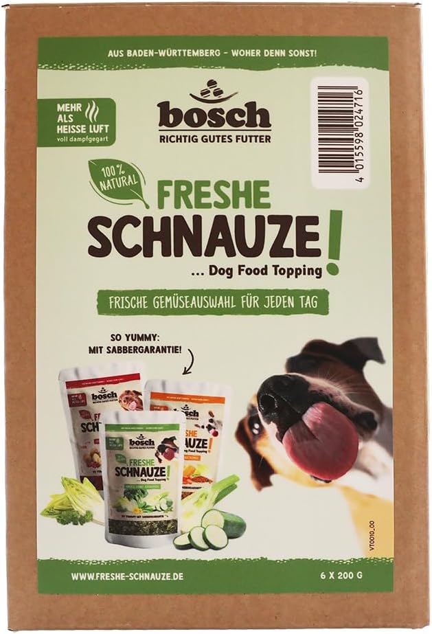 Bosch Freshe Schnauze Topping Kuerbis Karotte Suesskartoffel Linsen vers