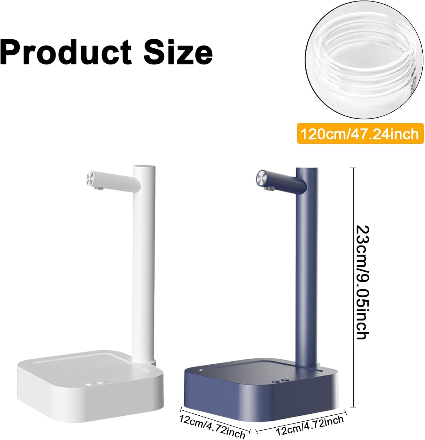 Wasserspender Desktop 7 Stufen automatisch USB Wasserflaschen Pumpe Weiss
