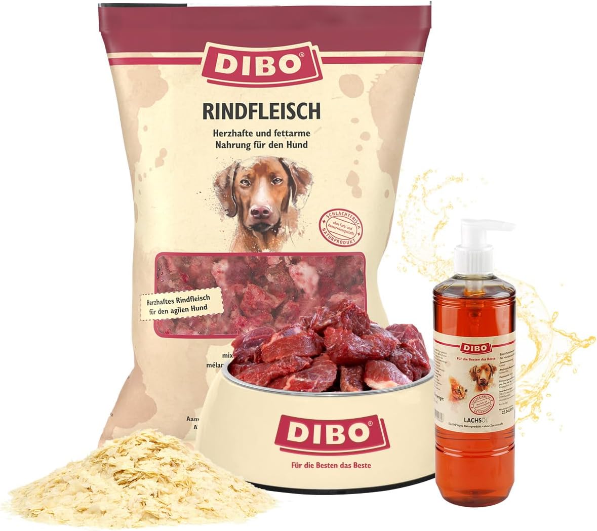 DIBO Kartoffelflocken Beutel Hundefutter Barf Ergaenzungsfutter