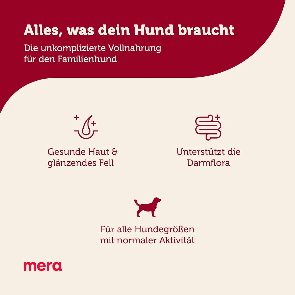 Hundetrockenfutter Rind fuer ausgewachsene Hunde verschiedene Sorten