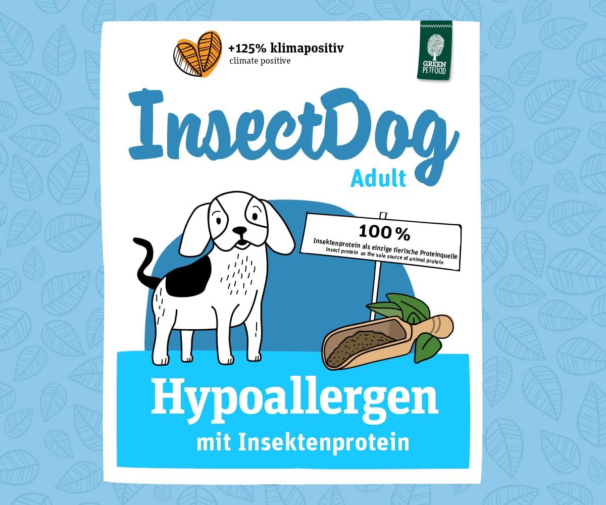 Trockenfutter InsectDog Hypoallergen getreidefrei Insektenprotein
