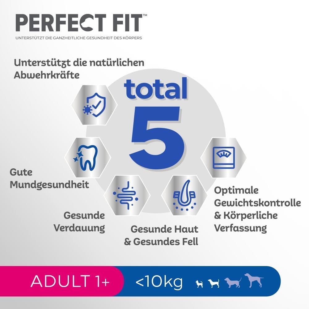 Perfect Fit Trockenfutter fuer kleine Hunde mit Huhn verschiedene Sorten