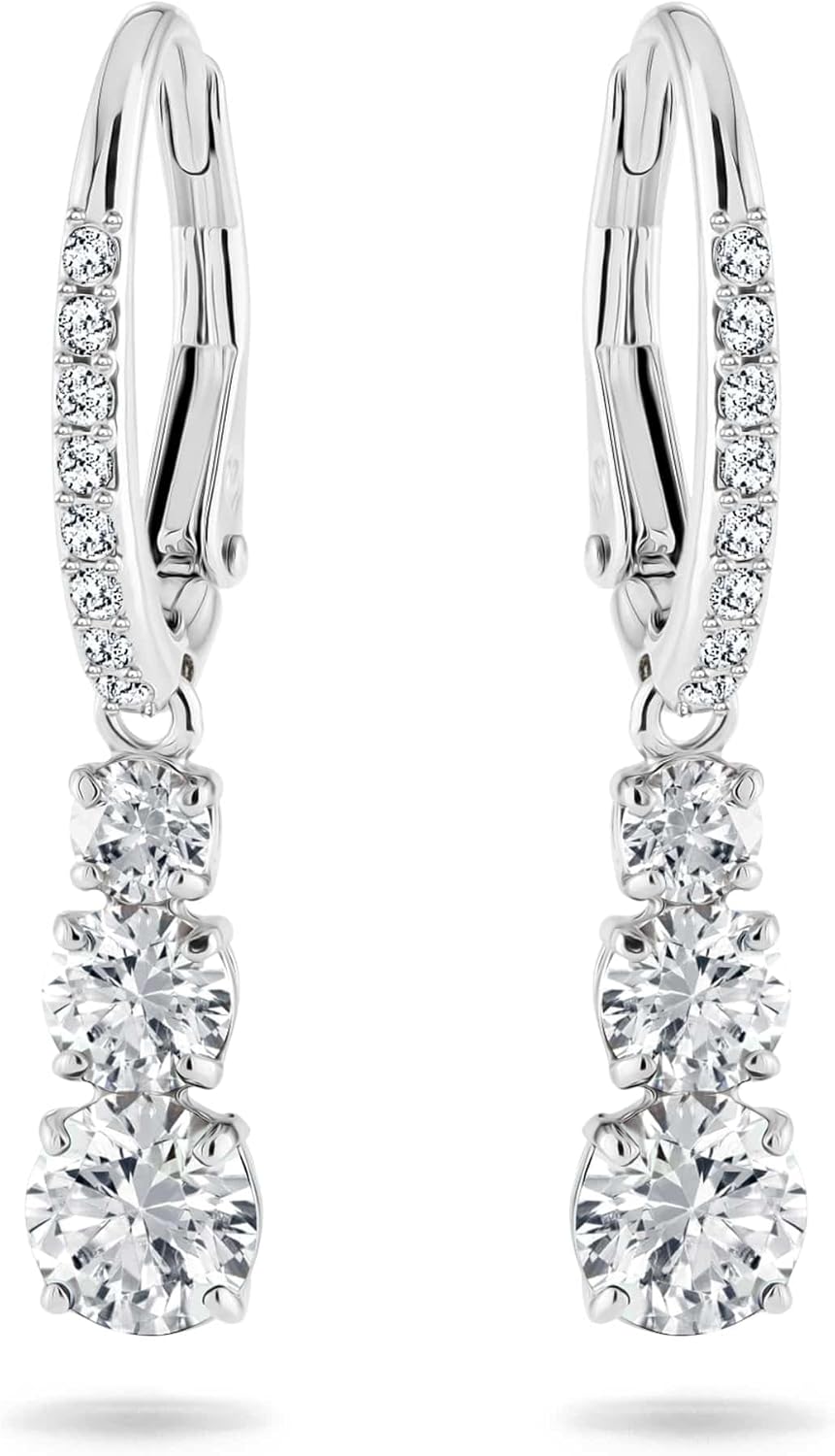 Swarovski Stilla Haengeohrringe Swarovski Kristalle elegant Damen