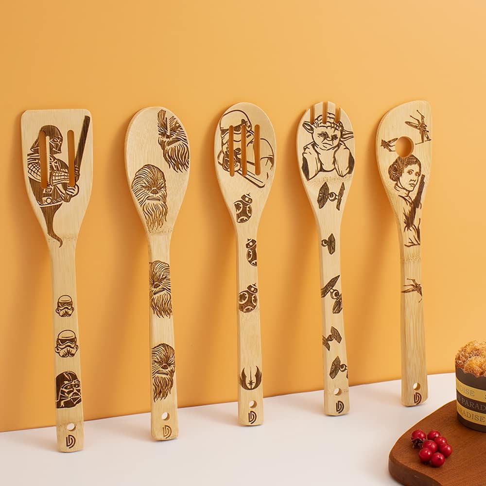 Star Wars Holz Kochutensilien Set Kuechenhelfer Geschenk Fans