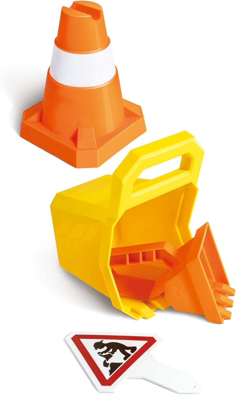 Hape Sandspielzeug Baustelle Set 4-teilig Kinder Sandkasten Spielzeug