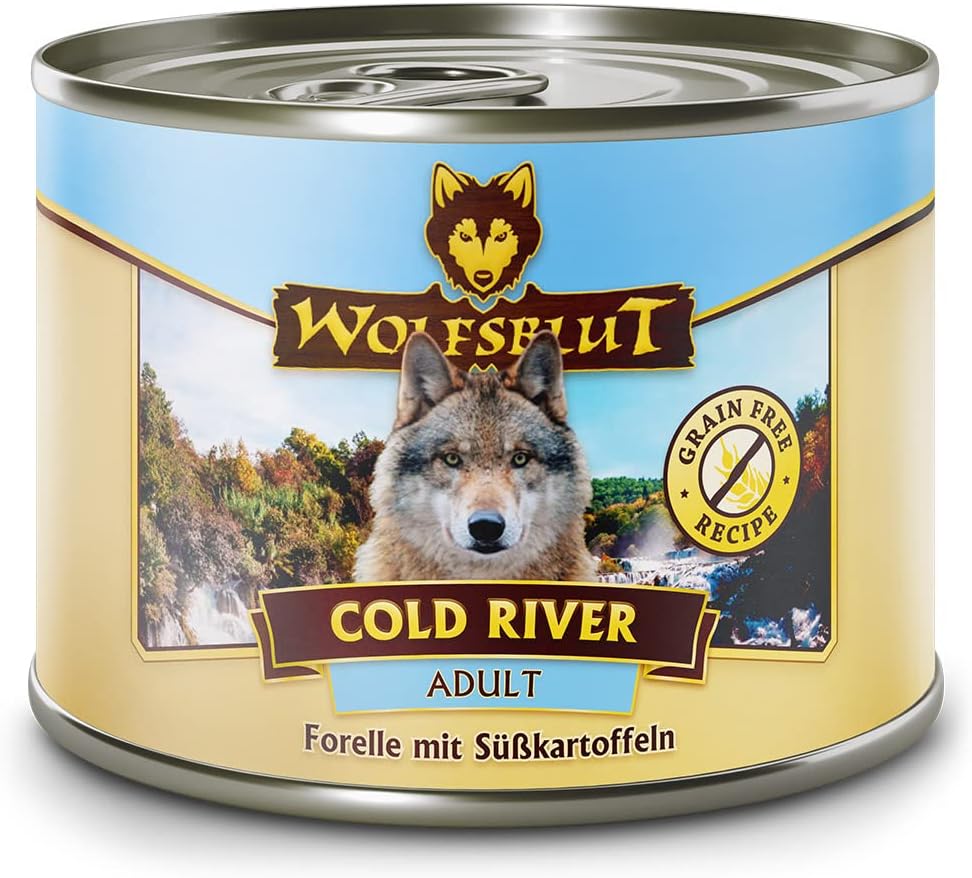 Wolfsblut Cold River 6x200g Nassfutter Forelle getreidefrei Hundefutter