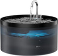 BEMOONY Katzenbrunnen mit LED, 6 Filter + 3 Schaumstofffilter, leise Pumpe