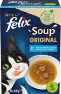 Felix Katzennassfutter Soup verschiedene Sorten mit Kabeljau Thunfisch Scholle 8