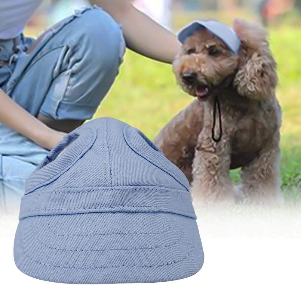 Haustier Baseball Cap verstellbar S-L Blau - Sonnenschutz Reise Sport