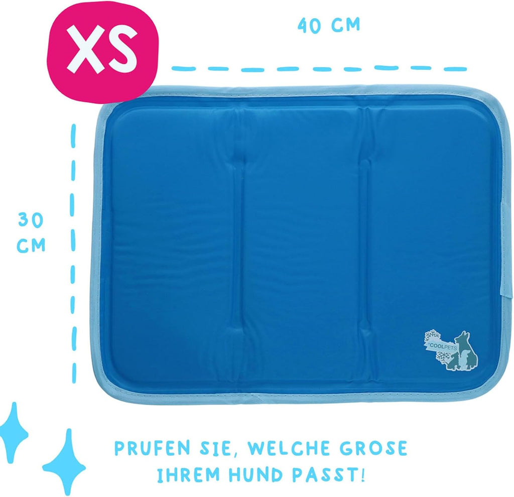CoolPets Kuehlmatte Hund XS 40x30 cm rutschfest mit Citronella Eukalyptus