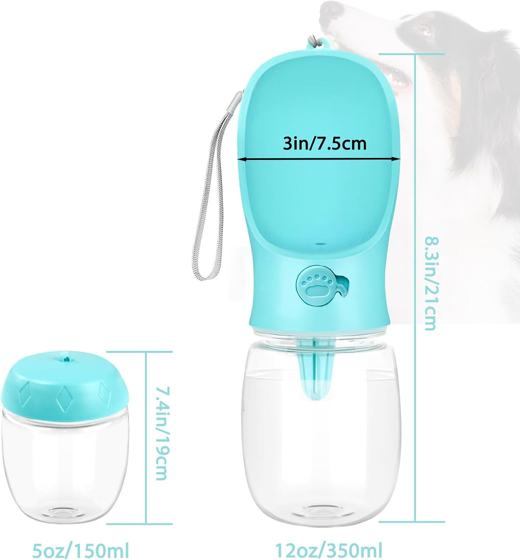 Nepfaivy Hundetrinkflasche mit Futterbehaelter auslaufsicher