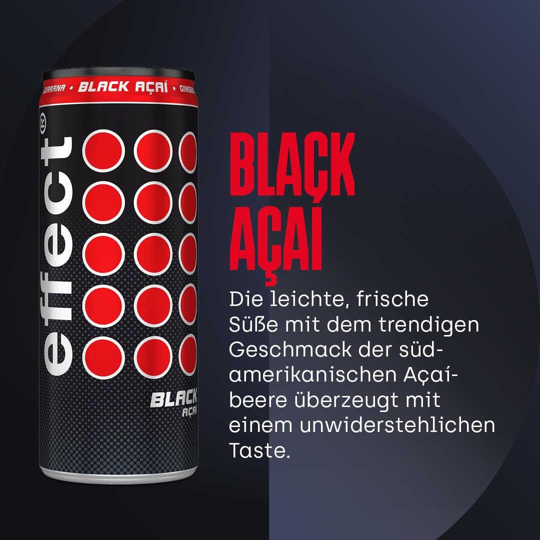 effect Black Acai Energy Drink 24 x Dose koffeinhaltig