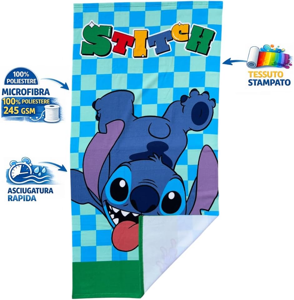 Disney Die Eiskoenigin Strandtuch 70x140 cm Mikrofaser mit Elsa und Anna