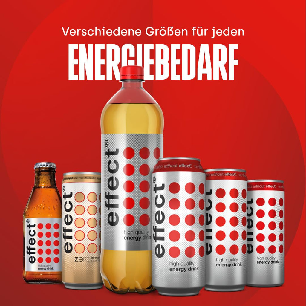 effect Energy Drink CLASSIC - Tray mit 24 x Energy Dosen Einweg, Koffeinh