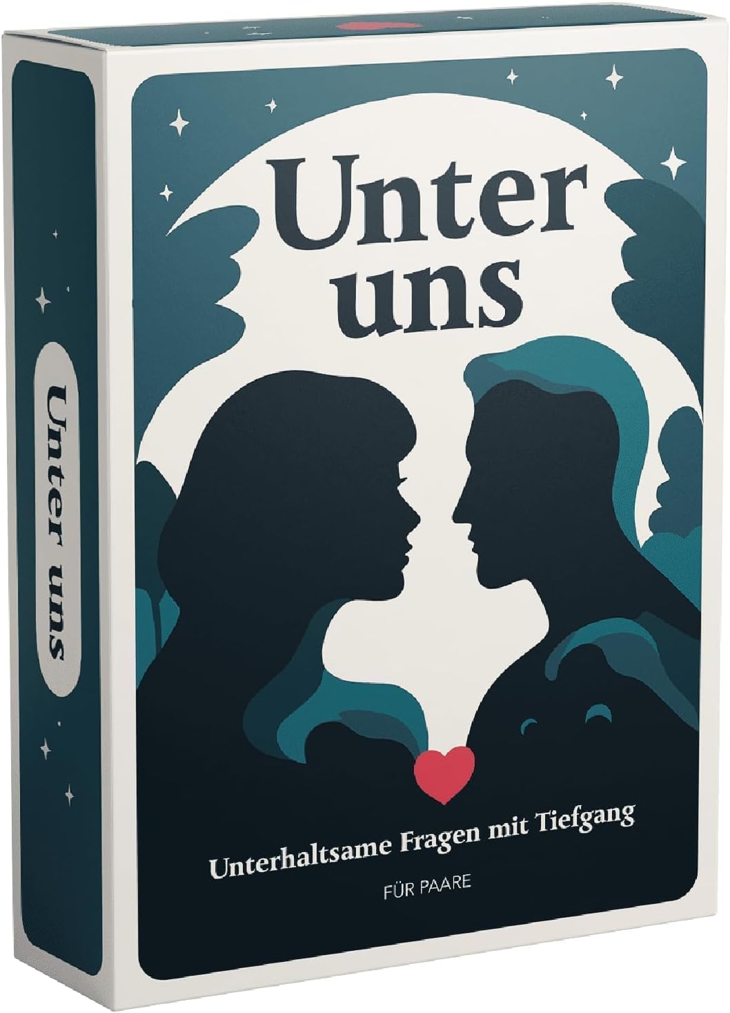 Unter Uns Kartenspiel fuer Paare Fragen zu zweit Valentinstag Geschenk
