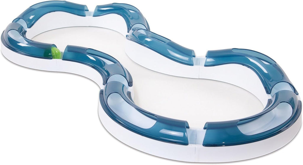 Catit Design Senses Super Roller Spielschiene Katzen mit Leuchtball Spielzeug