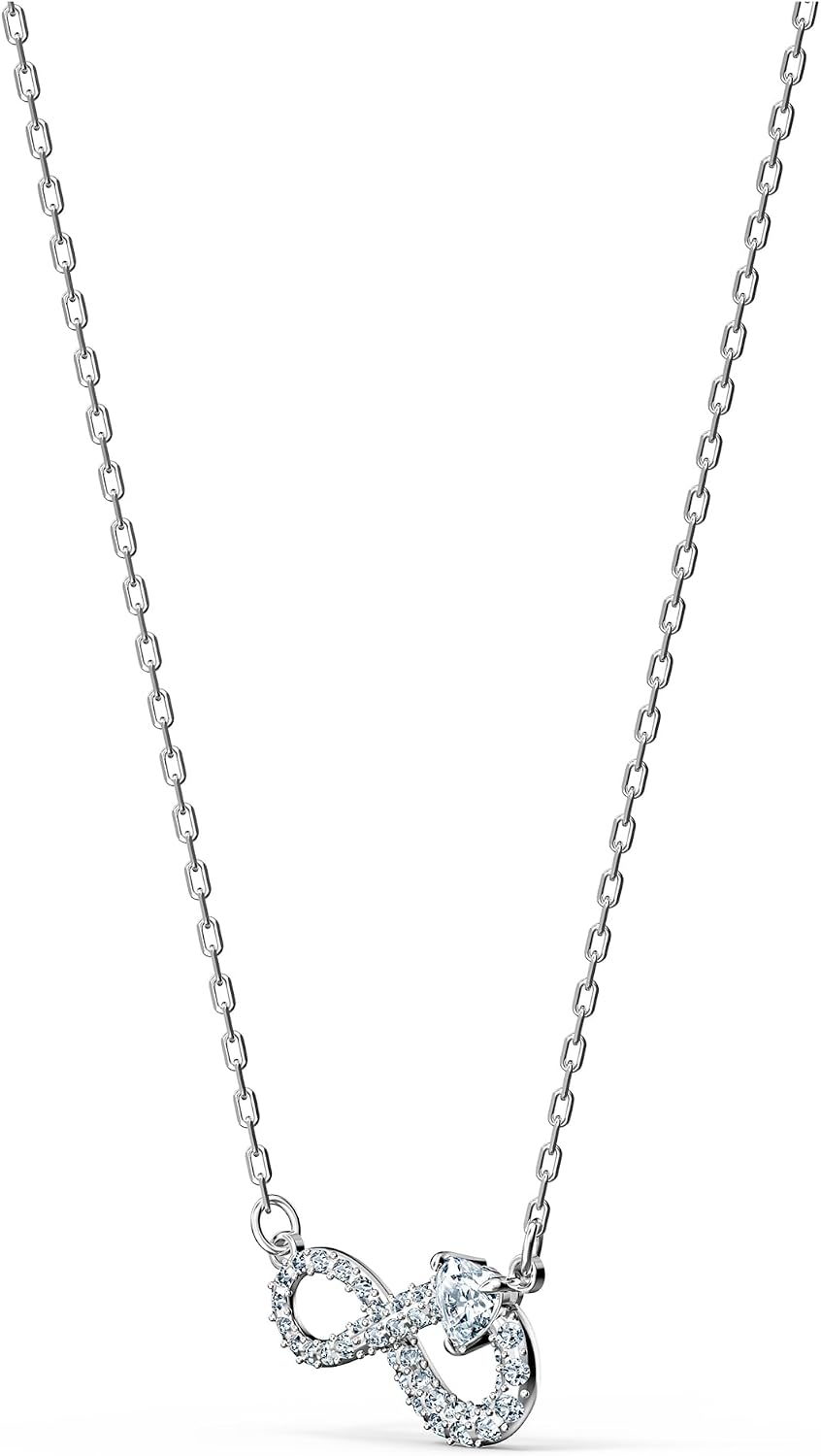 Swarovski Hyperbola Halskette Damen Schmuck Kristall Anhaenger Silber