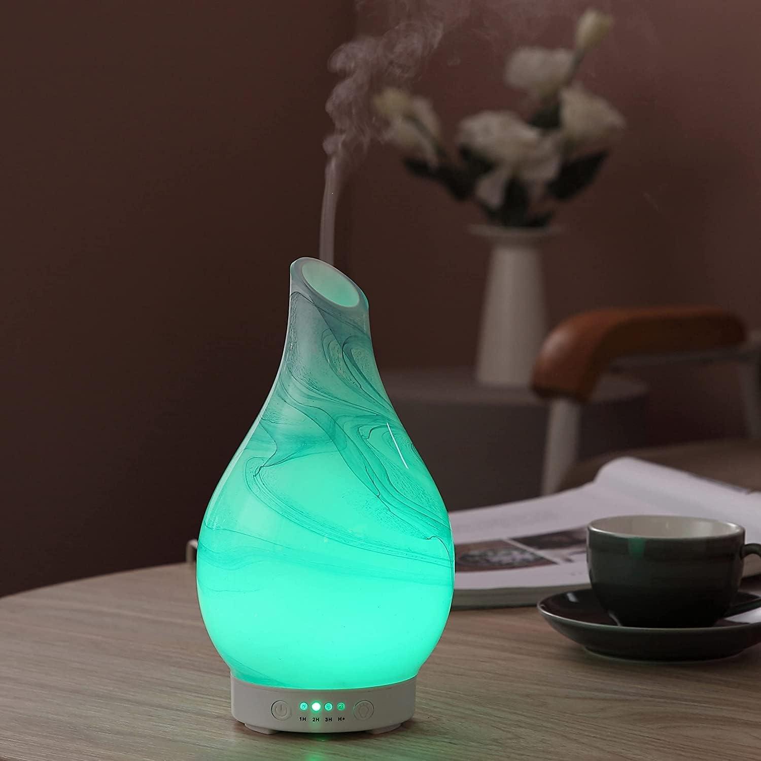 Zen Arôme Yangtse Ultraschall Duftdiffusor Aroma Diffuser mit LED