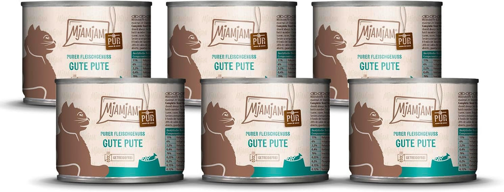 MjAMjAM Nassfutter Katze Huehnchen getreidefrei 6x400g