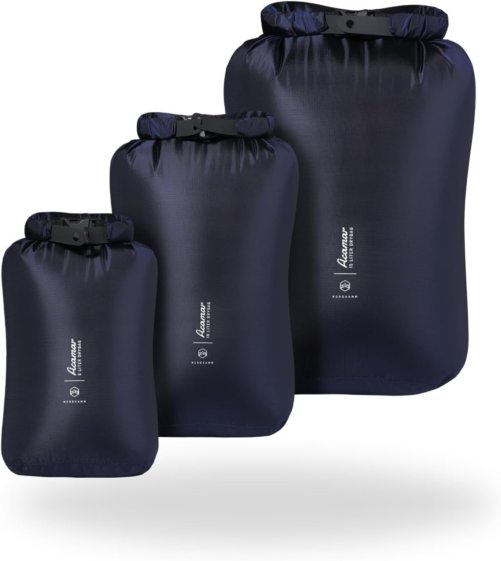 NORDKAMM Dry Bag // wasserdichter Packsack ROBIC® Nylon 10000 mm