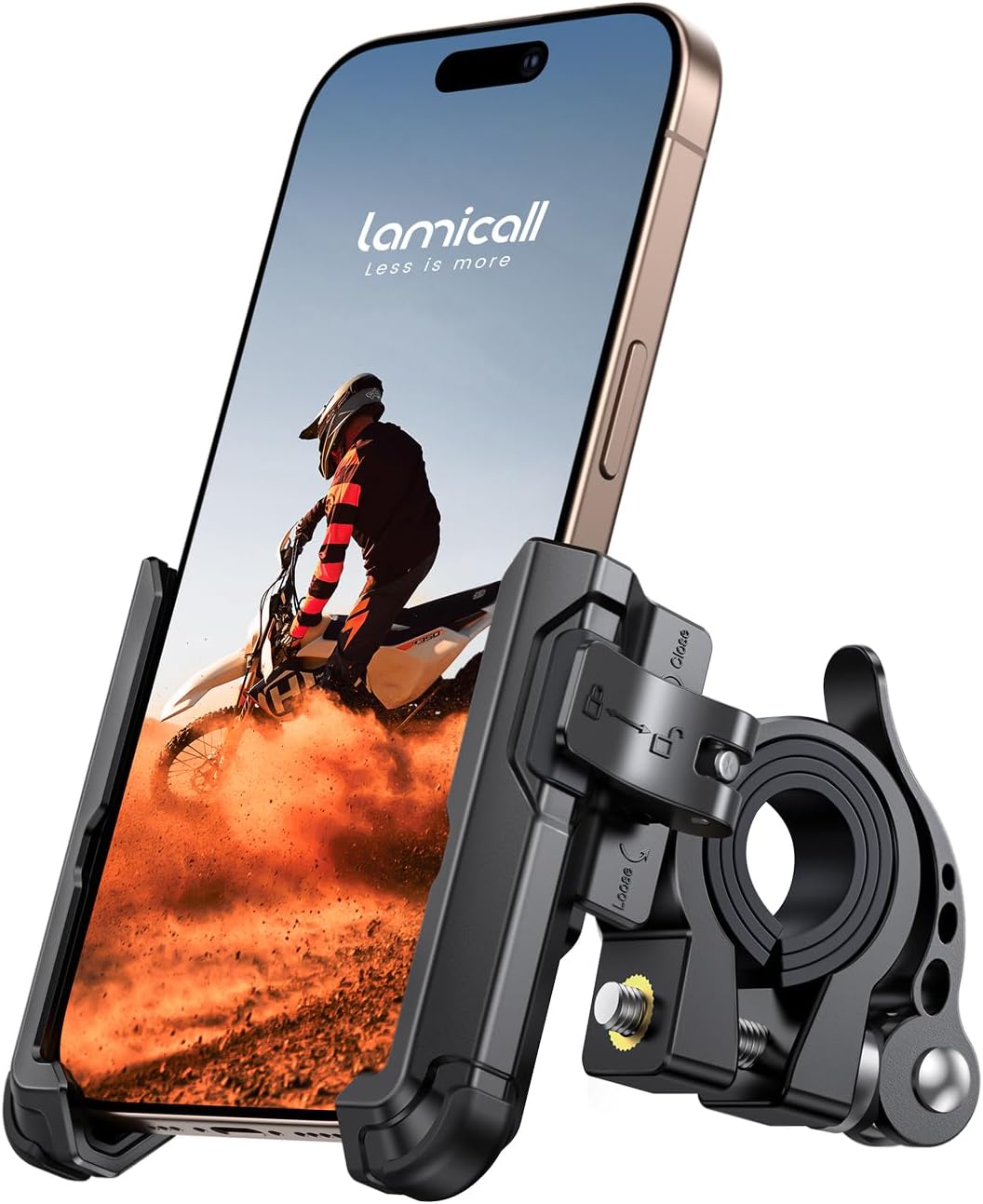 Fahrrad Lenkerhalterung 360° drehbar fuer Smartphone Universal