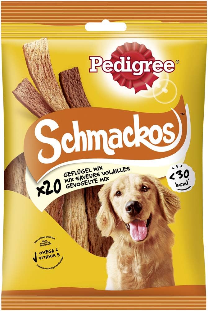 Pedigree Schmackos Multi Mix Hundesnacks Rind Lamm Geflügel, verschiedene Sorten