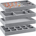 Schmuckorganizer Schublade Schmucktabletts Einsaetze Aufbewahrung fuer Ringe