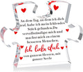 Acryl Puzzle graviert Geschenk fuer Paare - Valentinstag Geburtstag