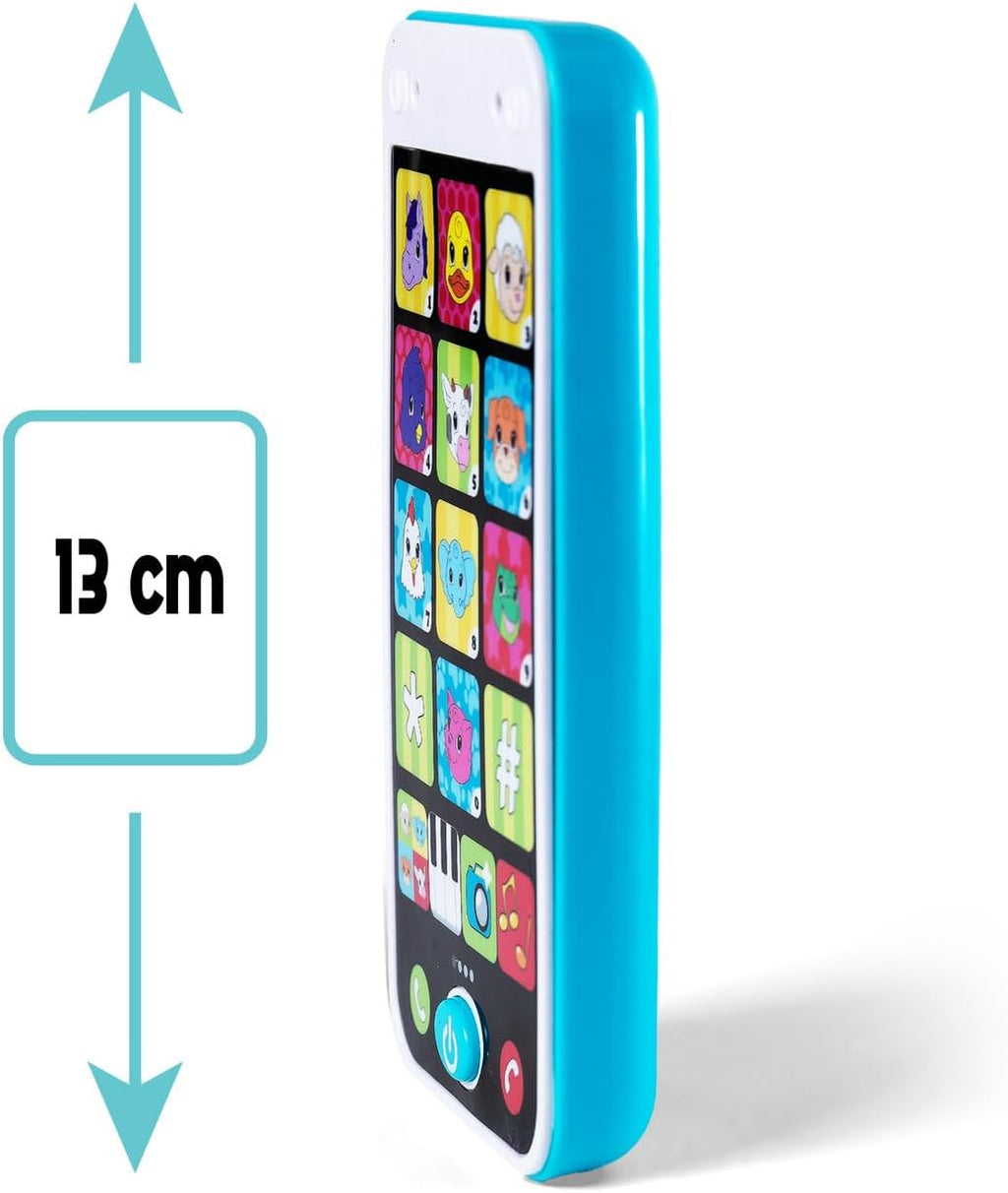 Simba ABC Smartphone Spielzeughandy Licht & Sound Kinder ab 12 Monate Bunt