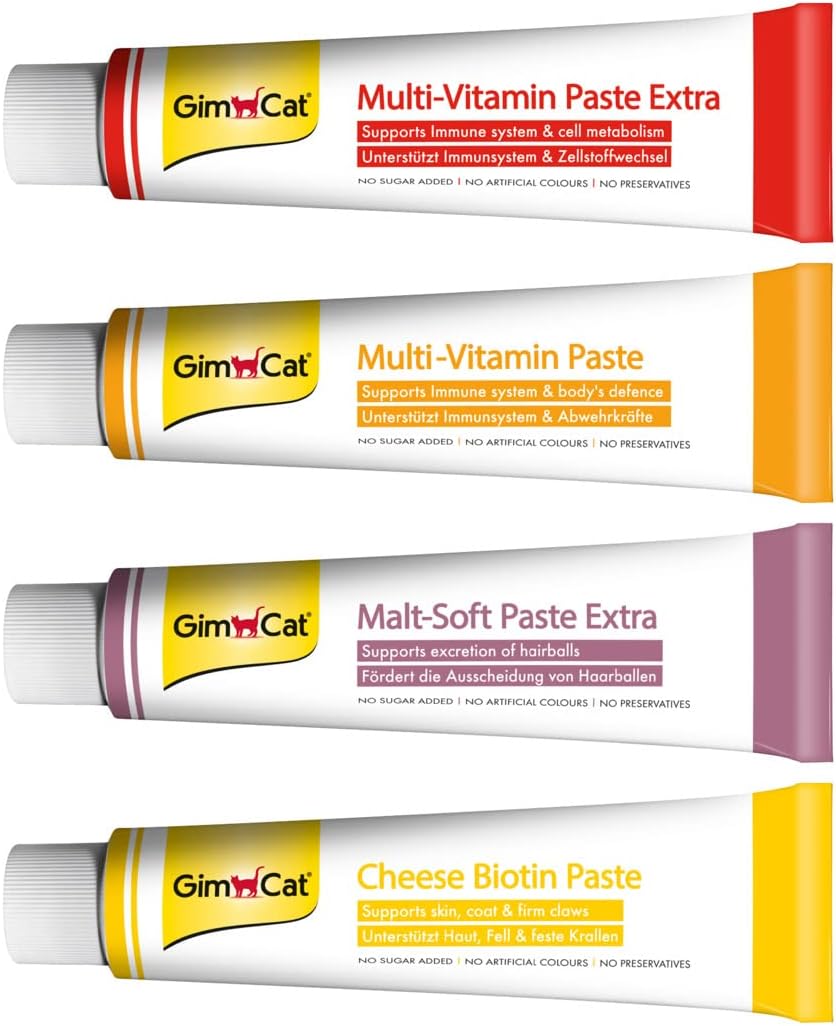 GimCat Multivitamin Paste mit Fischöl Katzenpaste 100 g Tube