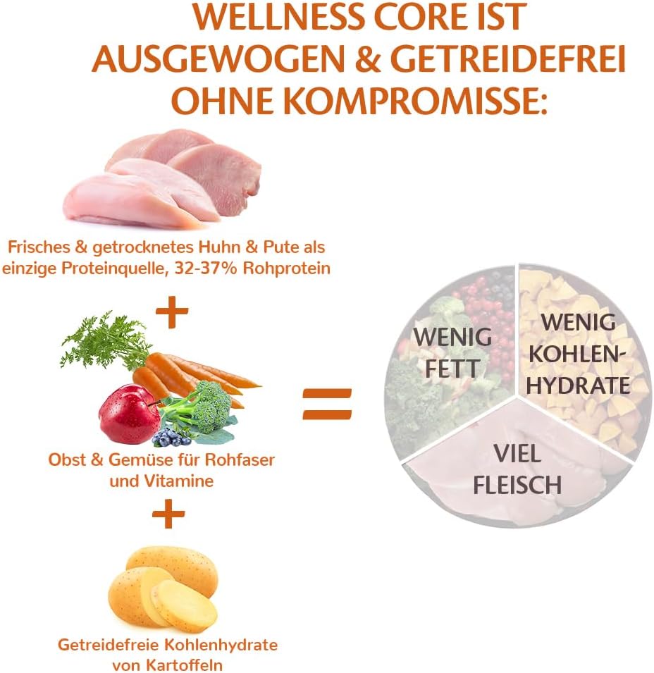 Wellness CORE Ocean Hundefutter Lachs & Thunfisch getreidefrei