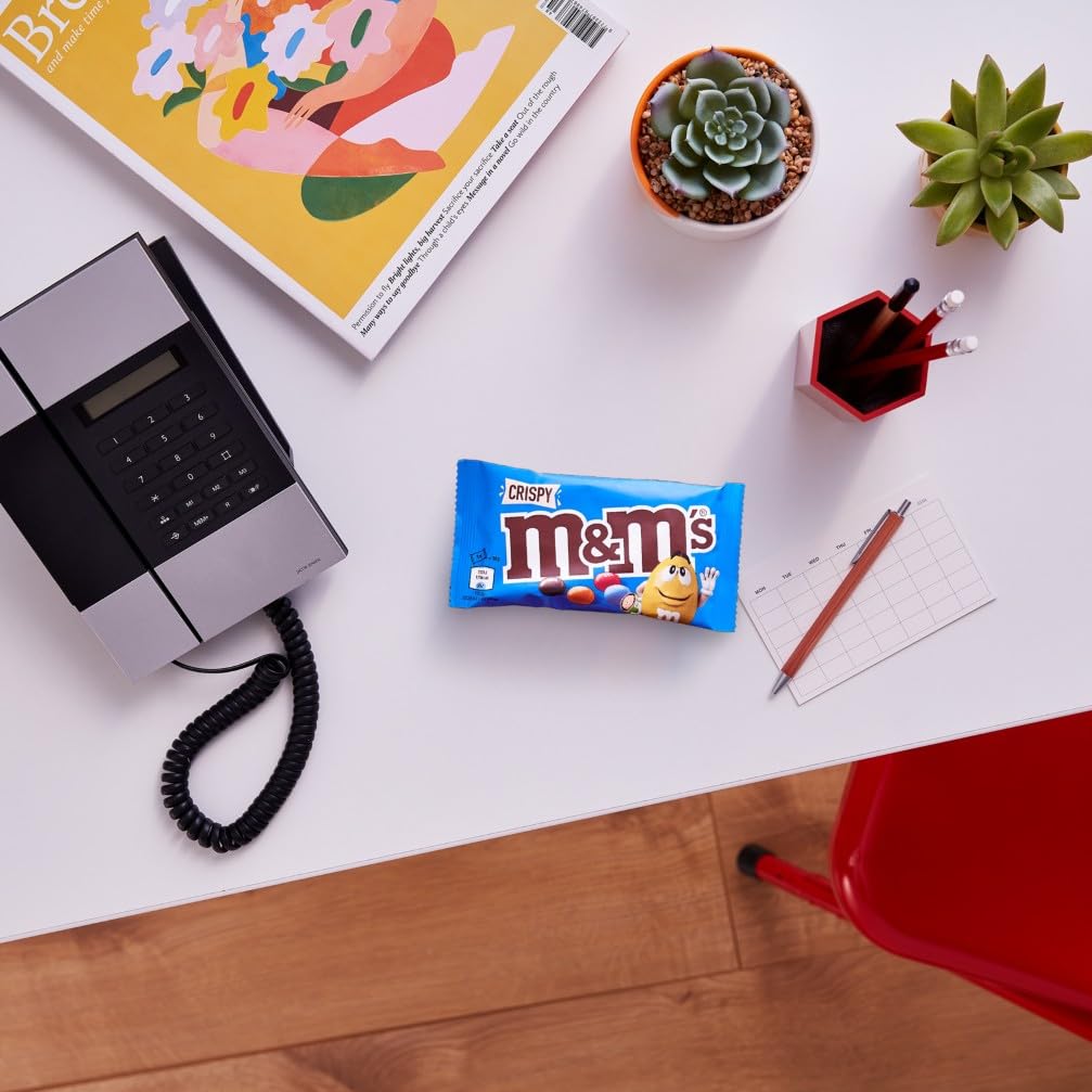 M&M'S Crispy Knusprige Schokolinsen 24 x verschiedene Sorten