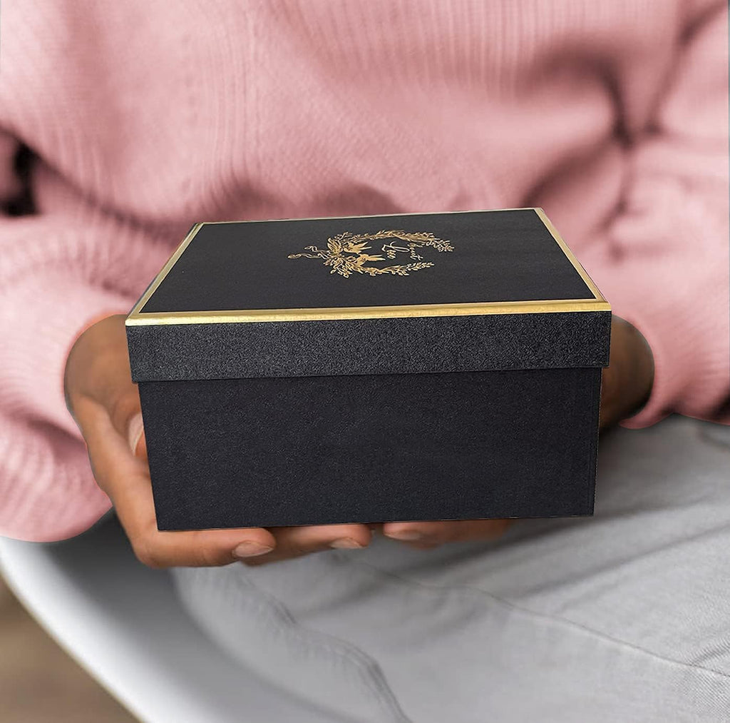 Tasse rosa Marmor mit Deckel Loeffel Geschenkbox Muttertag