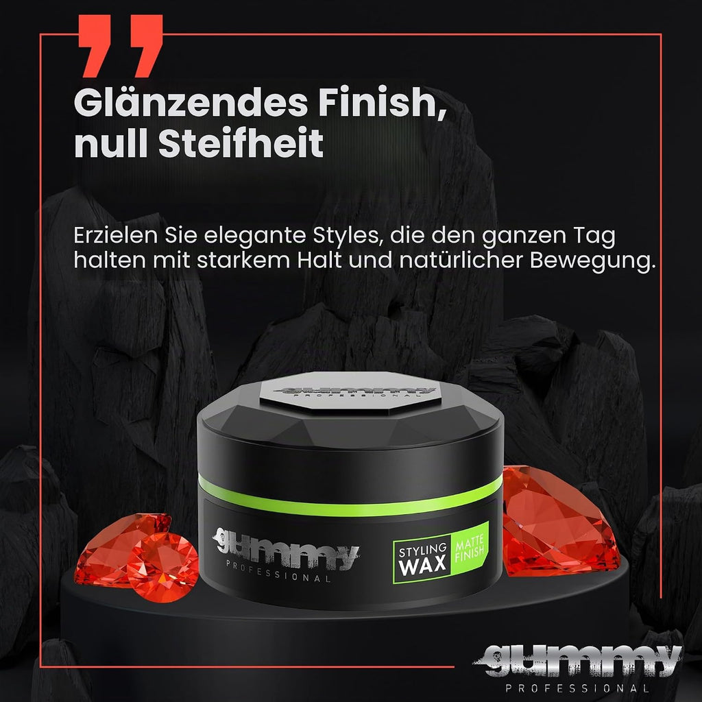 Gummy Professional Casual Look Haar Styling Wax Matt