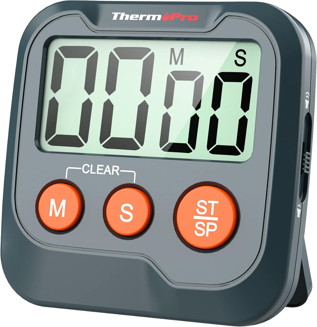 ThermoPro TM01 Digital Kuechentimer LCD Alarm Uhr Minuten Sekunden