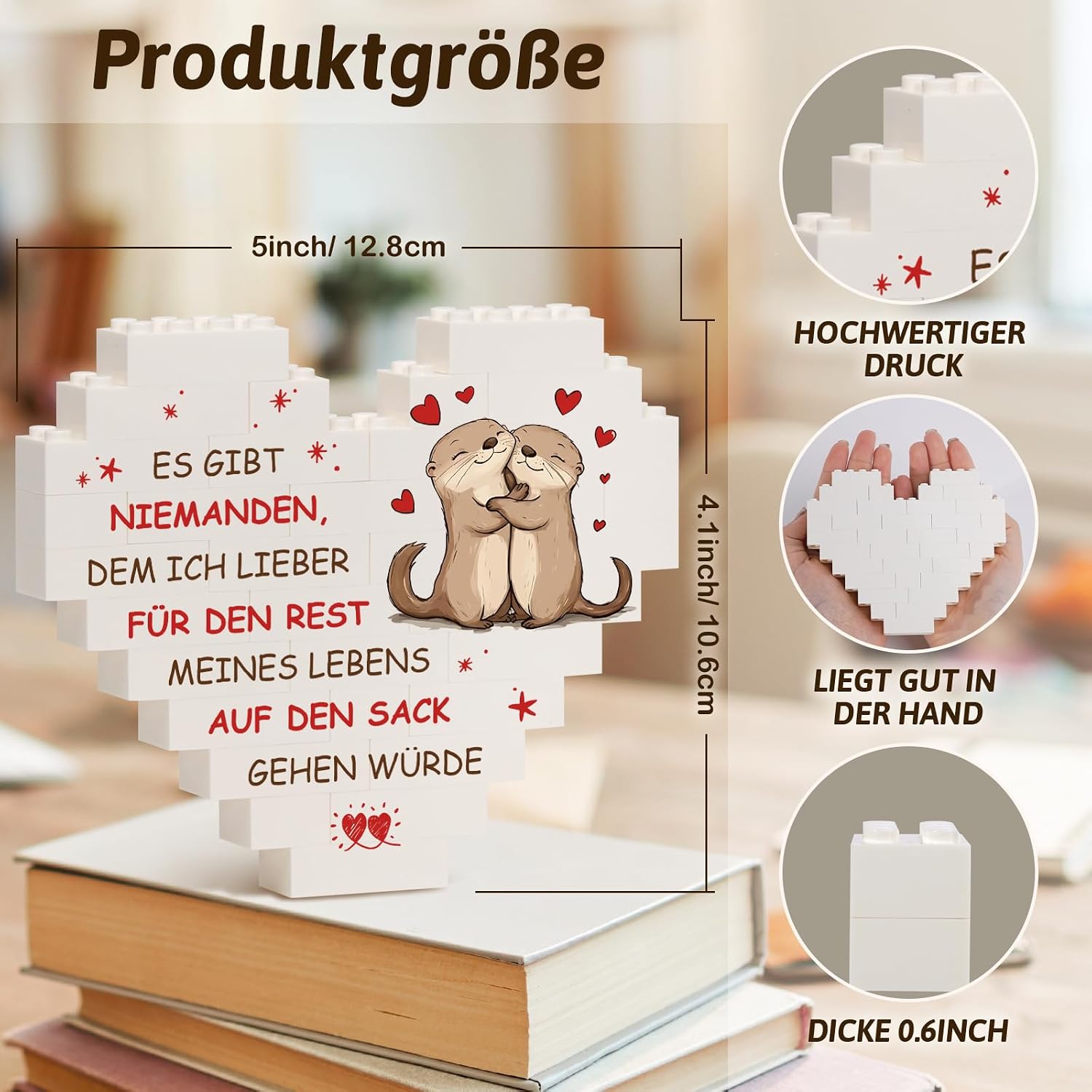 Ich liebe dich Geschenk fuer Paare Valentinstag Jahrestag Hochzeitstag