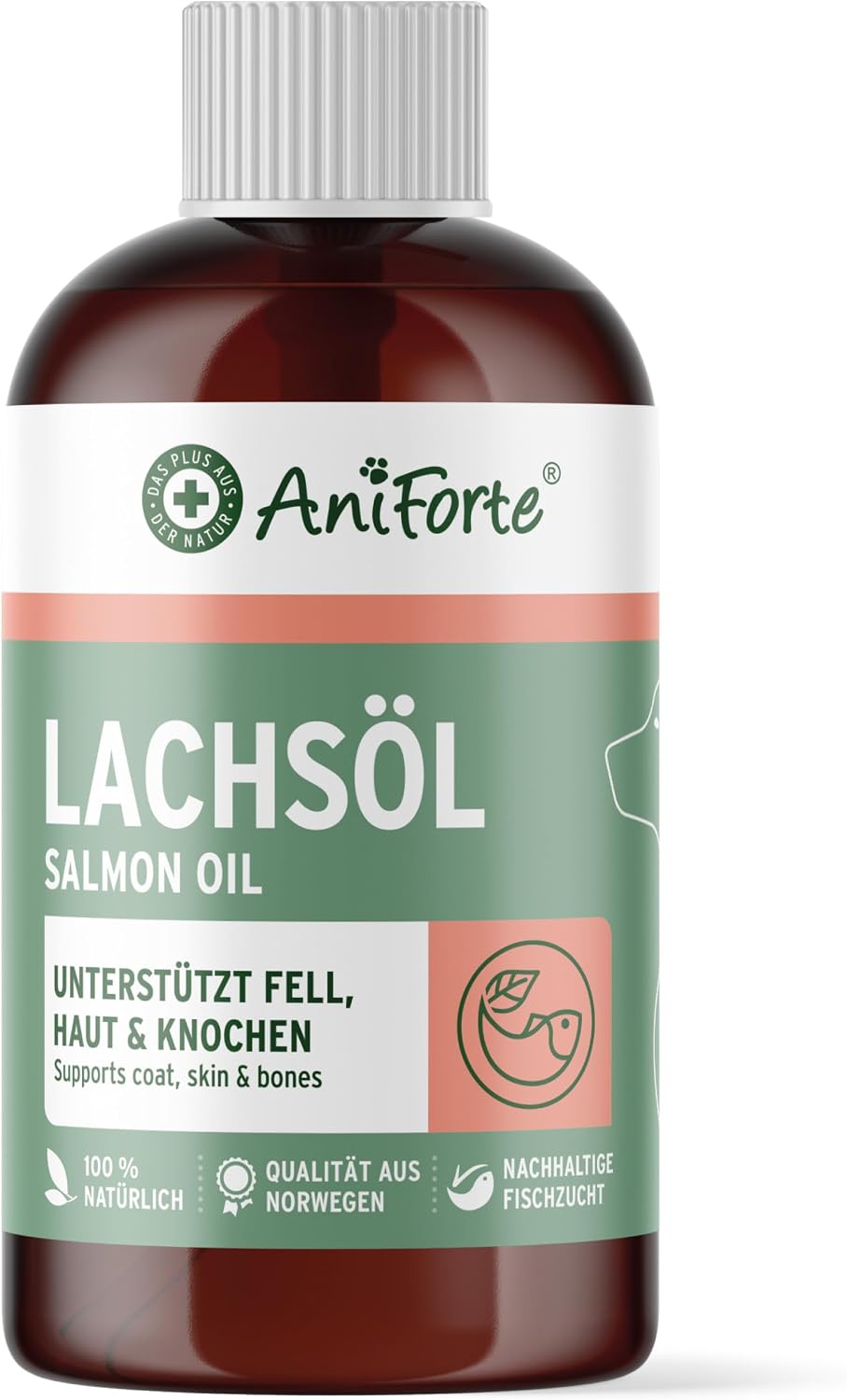 AniForte Lachsöl Hund Omega-3 Omega-6 Fischöl Lebensmittelqualität
