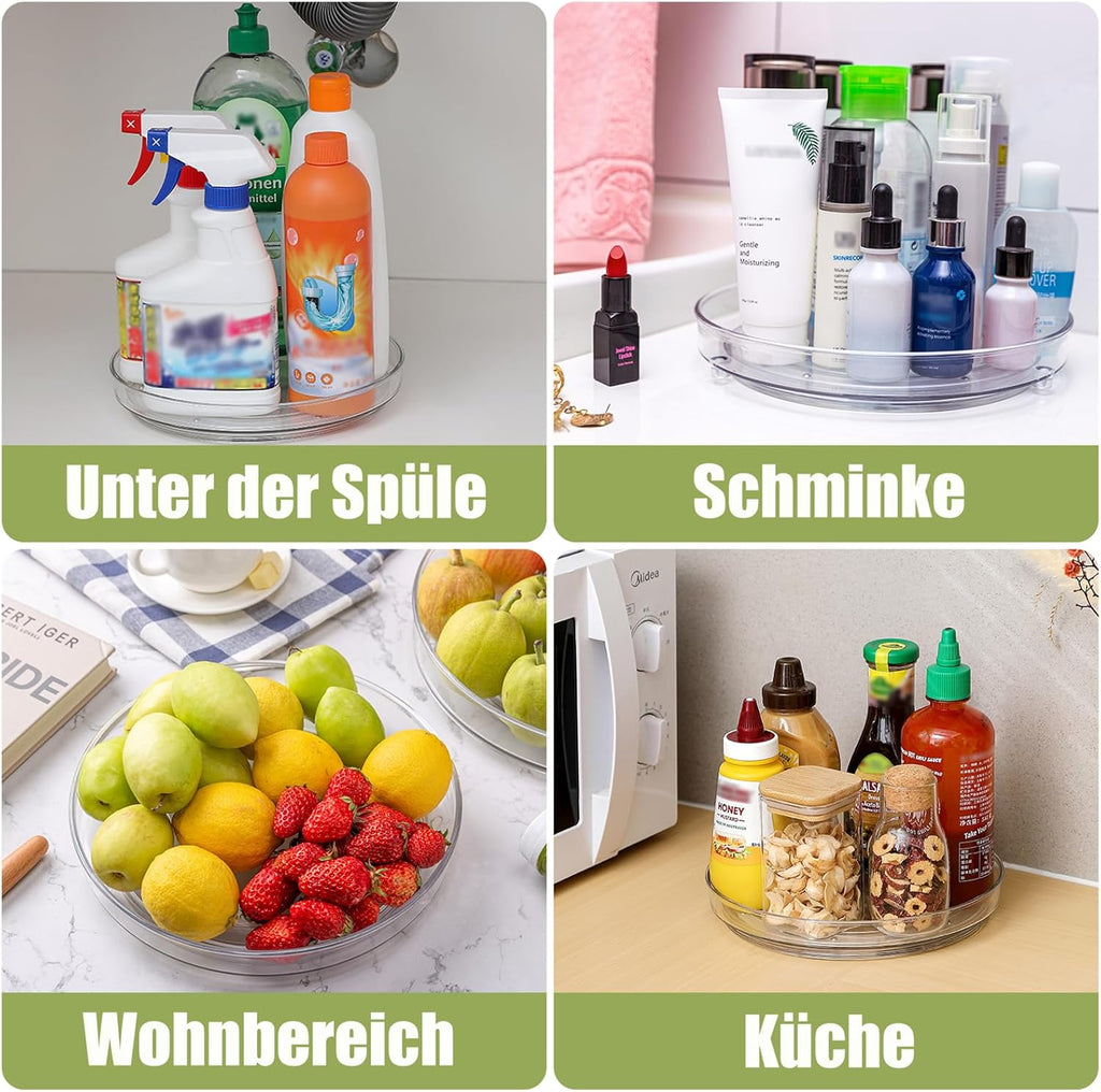 Drehteller Kuehlschrank Organizer Lazy Susan Gewuerzregal 22cm-23cm