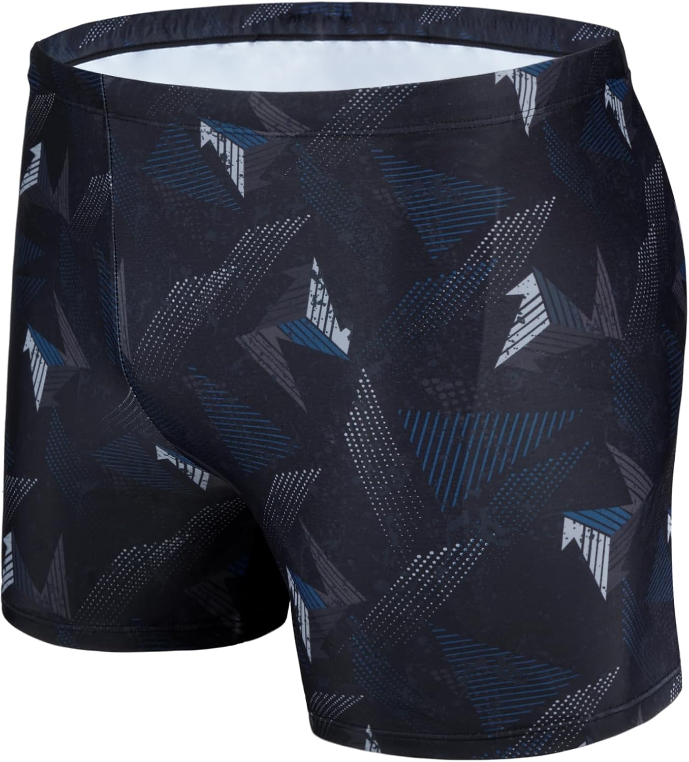 AMZSPORT Herren Badeshorts kurz Enganliegend Schwimmhose S-XXL