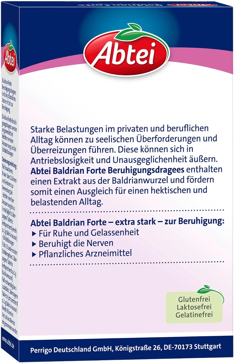 Abtei Baldrian Forte 30 Dragees pflanzlich hochdosiert