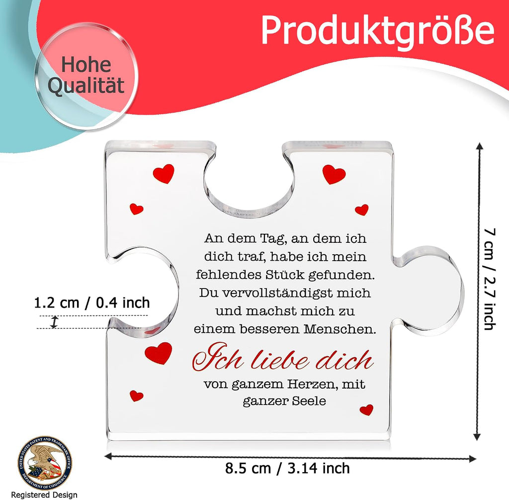 VELENTI Geschenk fuer Paare Valentinstag Jahrestag Hochzeitstag Romantik