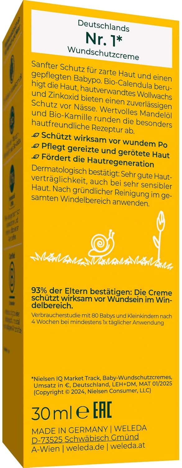 Weleda Baby Calendula Wundschutzcreme Windelcreme Naturkosmetik