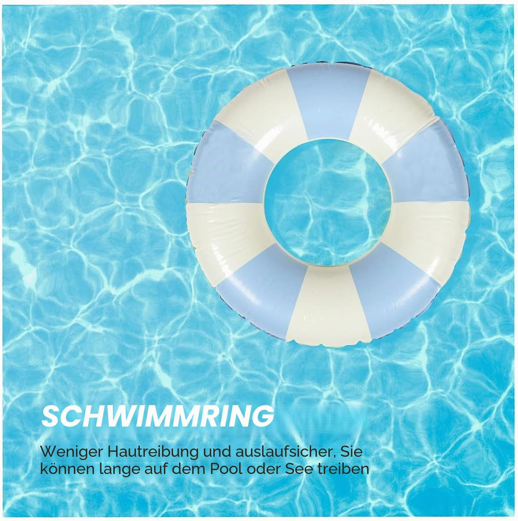 Aufblasbarer Schwimmring fuer Erwachsene Schwimmbad Pool Float Sommer
