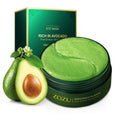 Augenpads 60 Stueck Hyaluron Avocado gegen Augenringe Falten