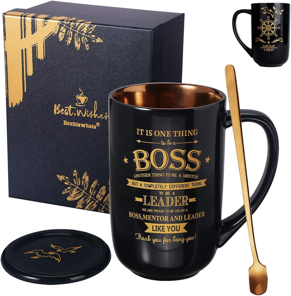 Tasse rosa Marmor mit Deckel Loeffel Geschenkbox Muttertag