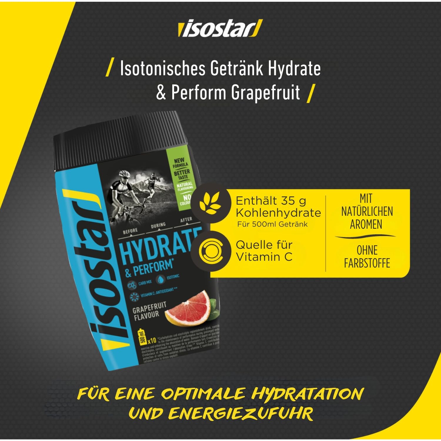 Isostar Hydrate & Perform Grapefruit Pulver verschiedene Sorten